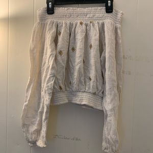 off shoulder shirt